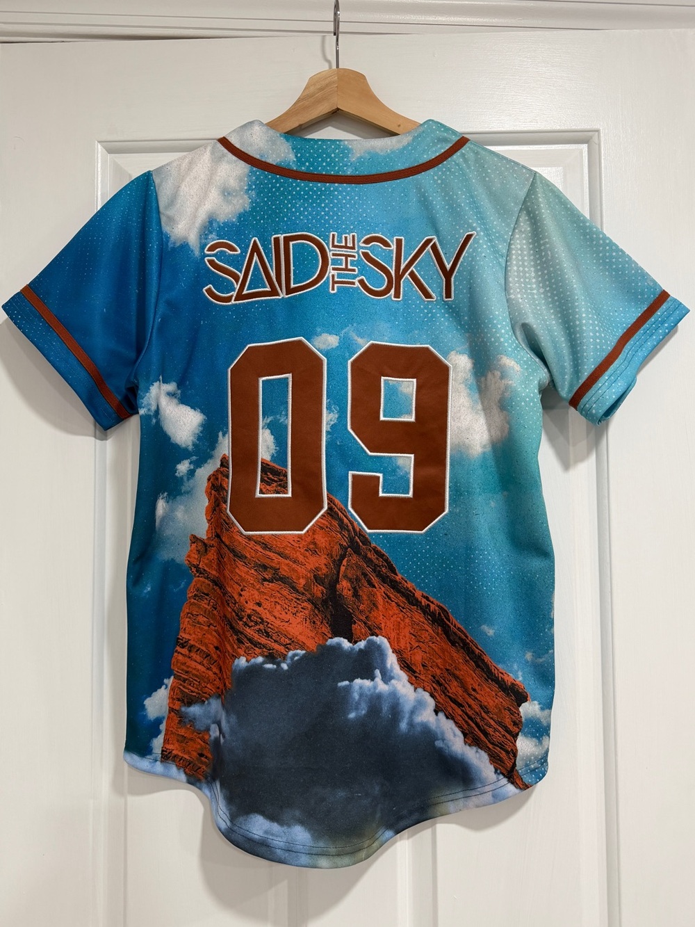 Said The Sky Limited Edition Red Rocks 2022 EDM DJ Jersey  - Size XS